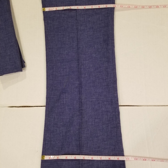 Cheetah Leisure Slacks Men's Size 38 Long Blue New With Tags Vintage - Picture 11 of 12